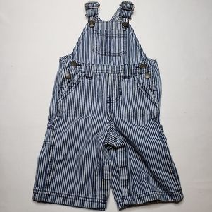 Conductor Overalls Old Navy 3-6 months Striped